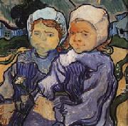 Vincent Van Gogh Two Little Girls France oil painting artist